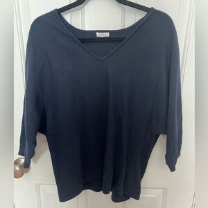 J. Jill Navy Blue Sweater- Size Large